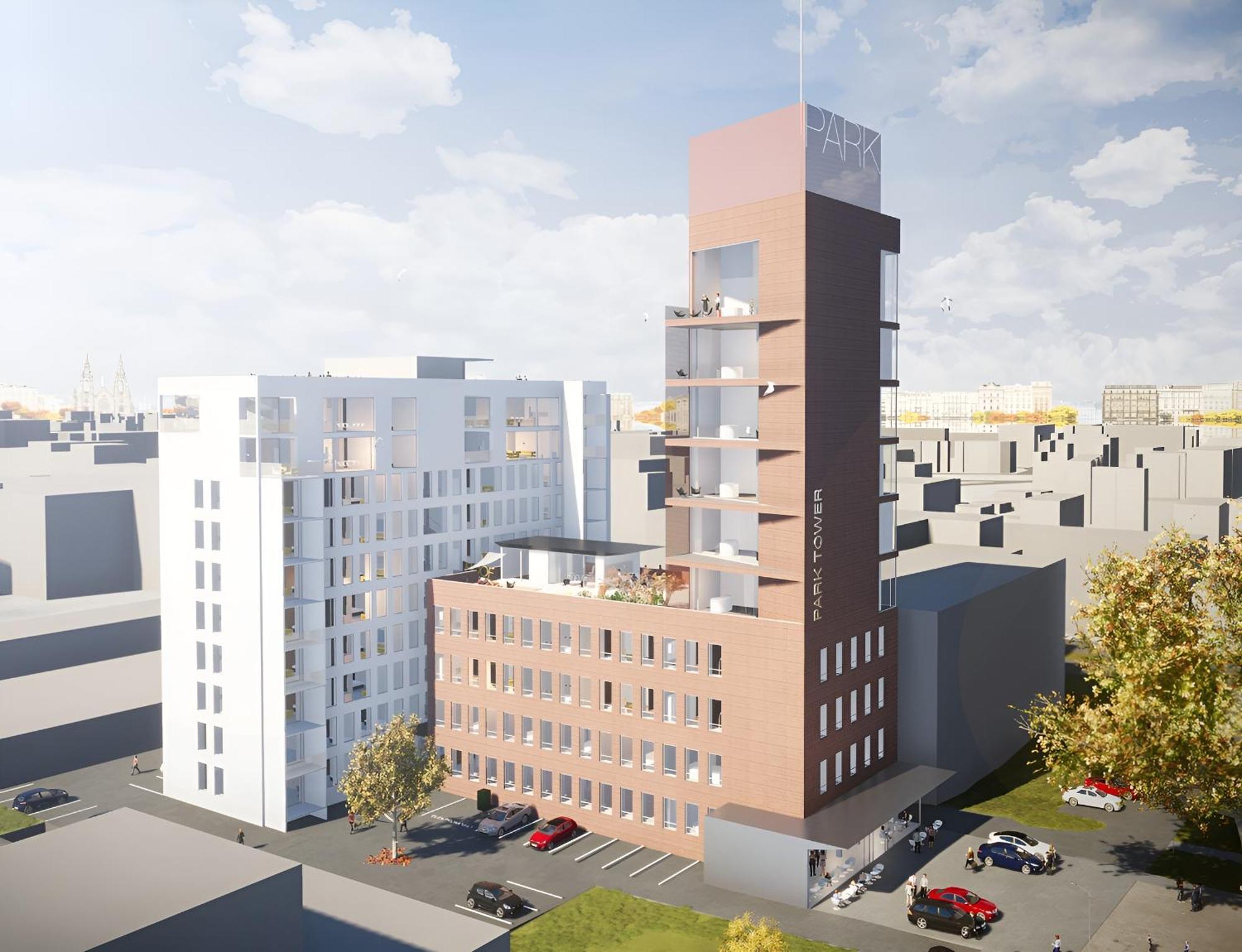 Park Tower Apartment V Centru Zlina Kültér fotó